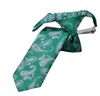Boy's Green Tie with Paisley