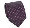 Black and Pink with Paisley Tie