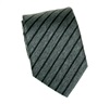 Dark Grey Striped Tie