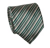 Beige and Green Stripes Tie