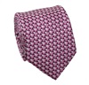 Pink with Geometric Design Tie