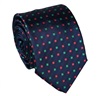 Blue Printed Natural Silk Tie