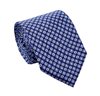 Blue Silk Tie Op Art Style
