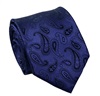 Blue Paisley Natural Silk Tie