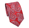 Red with Paisley Silk Tie