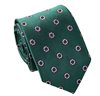 Green Florence Design Natural Silk Tie