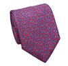 Red Paisley Natural Silk Tie and Pocket Square
