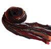 Garnet and Brown Stripes Foulard