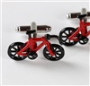 Red and Black Bikes Cufflinks