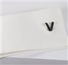 LETTER CUFFLINKS V