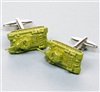T 34 Tank cufflinks