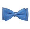 Light Blue Bow Tie with Design