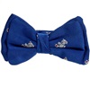 Royal Blue Baby's Bow Tie with White Teddy Bears