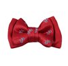 Bordeaux Baby's Bow Tie with Blue Bicycles