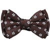 Brown Baby's Bow Tie with Daisies