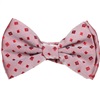 Garnet Seda Baby's Bow Tie with Squares