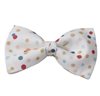 White Bow Tie with Dots