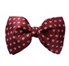 Garnet Bow Tie with Daisies