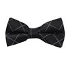 Black Checks Bow Tie