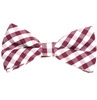 Bordeaux Vichy Checks Bow Tie