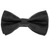 Black and Silver Dress Bow Tie