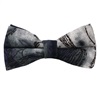 Grey and Blue Bow Tie