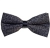 Grey Bow Tie Spike Woven