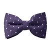 Purple Bow Tie with White Dots