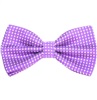 Purple Bow Tie with White Dots