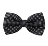 Black Bow Tie with White Dots