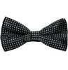 Black Bow Tie with White Dots