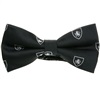 Black Bow Tie with White Heraldic Shield