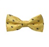 Boy's Yellow Bow Tie with Schnauzer