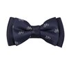 Dark Blue Boy's Bow Tie with Bike