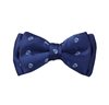 Dark Blue Boy's Bow Tie Skulls