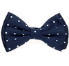 Boy's Dark Blue Bow Tie with Dots