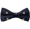 Boy's Dark Blue Bow Tie with Ducks