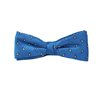 Boys' Royal Blue with Grey Leaf Bow Tie