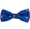 Boy's Royal Blue Bow Tie with White Horses