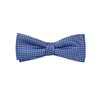 Boys' Royal Blue with Grey Design Bow Tie