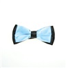 Boy's Black and Sky Blue Bow Tie