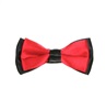 Boy's Black and Garnet Bow Tie