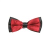 Boy's Black and Garnet Bow Tie