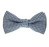 Boy's Deep Blue Vichy Checked Bow Tie
