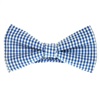 Boy's Royal Blue Vichy Checked Bow Tie