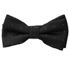 Boy's Black Bow Tie with Dots