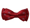 Boy's Garnet Bow Tie with Bikes