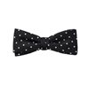 Boys' Black with Grey Dots Bow Tie
