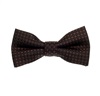 Boy's Brown Houndstooth Check Bow Tie