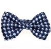 Boy's Dark Blue Silk Bow Tie with Elephants